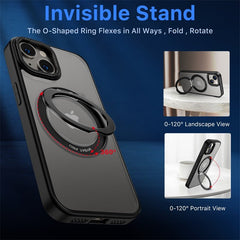 MyBat Pro Shade Series Case w/ MagSafe 360° Ring Stand for Apple iPhone 15 (6.1)iPhone 15