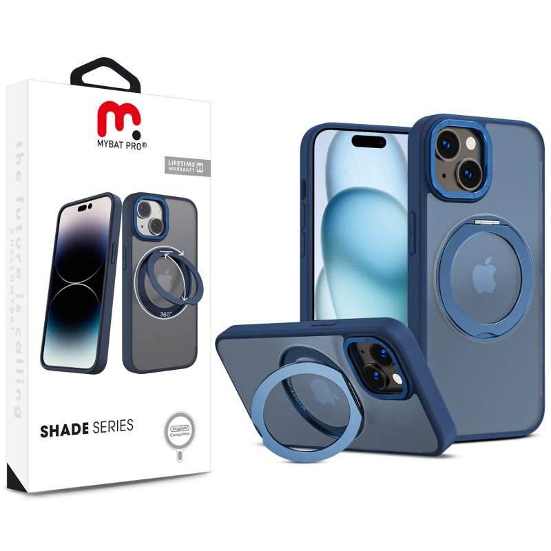 MyBat Pro Shade Series Case w/ MagSafe 360° Ring Stand for Apple iPhone 15 (6.1)iPhone 15