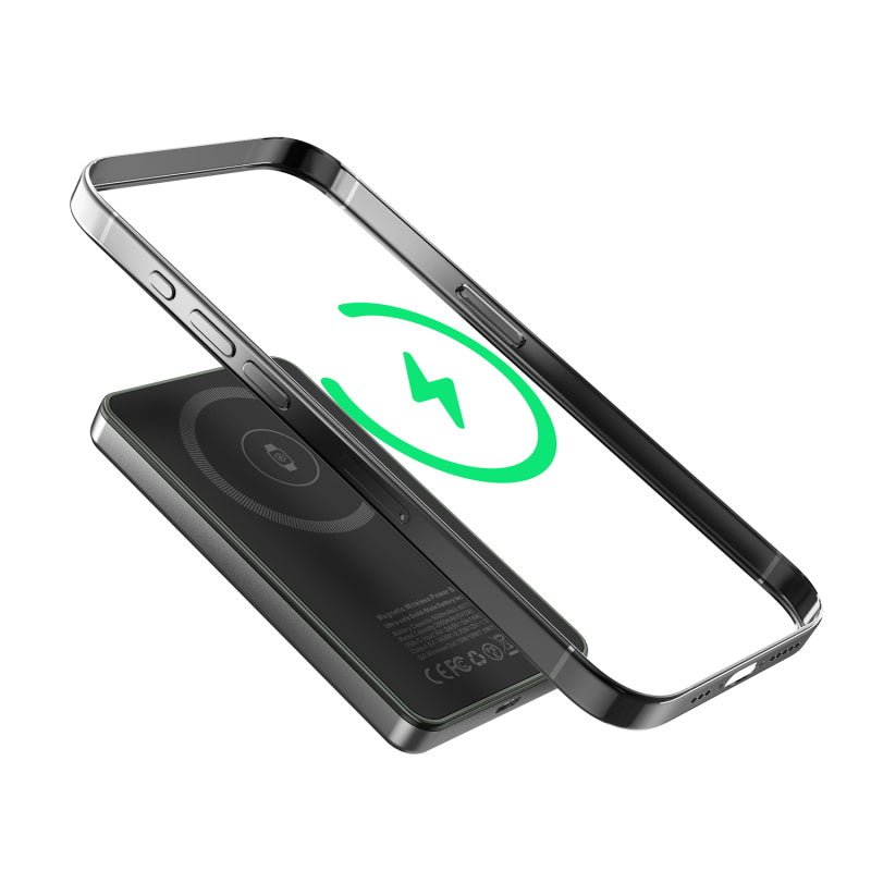 MyBat Pro SolidCore 5000mAh Slim Magnetic Wireless Charging Power Bank with Smartwatch ChargerMyBat Pro