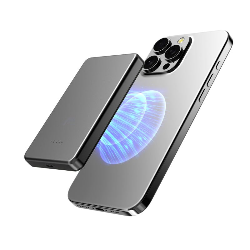 MyBat Pro SolidCore 5000mAh Slim Magnetic Wireless Charging Power Bank with Smartwatch ChargerMyBat Pro