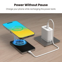 MyBat Pro SolidCore 5000mAh Slim Magnetic Wireless Charging Power Bank with Smartwatch ChargerMyBat Pro