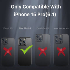 MyBat Pro Stealth Series Case for Apple iPhone 15 Pro (6.1)iPhone 15 Pro