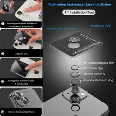 MyBat Pro Tempered Glass CamShield Lens Protector for Apple iPhone 15 (6.1) / 15 Plus (6.7)iPhone 15