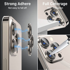 MyBat Pro Tempered Glass CamShield Lens Protector for Apple iPhone 15 Pro Max (6.7) / 15 Pro (6.1)iPhone 15 Pro Max