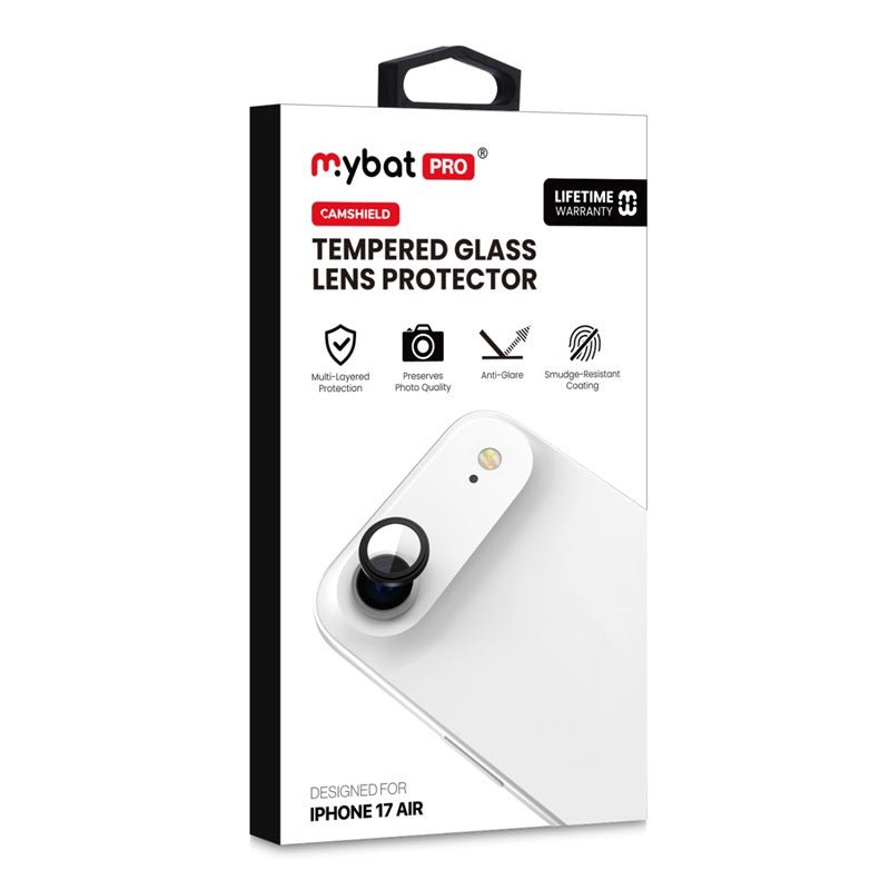 MyBat Pro Tempered Glass CamShield Lens Protector for Apple iPhone 17 AiriPhone 17 Air