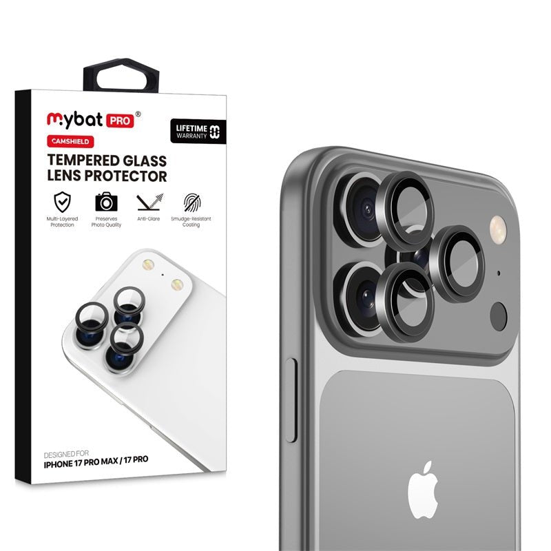 MyBat Pro Tempered Glass CamShield Lens Protector for Apple iPhone 17 Pro Max / 17 ProiPhone 17 Pro Max / 17 Pro