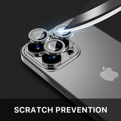 MyBat Pro Tempered Glass GlamCam Lens Protector - GoldiPhone 15 Pro Max