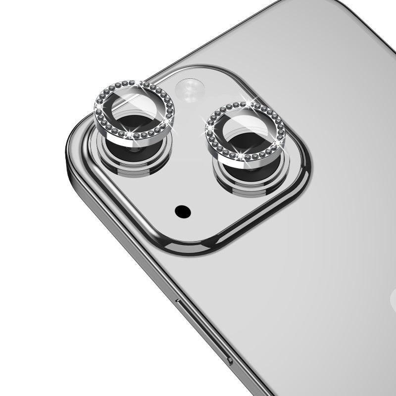 MyBat Pro Tempered Glass GlamCam Lens Protector - SilveriPhone 15