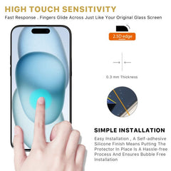 MyBat Pro Tempered Glass Screen Protector (2.5D) for Apple iPhone 15 (6.1)iPhone 15
