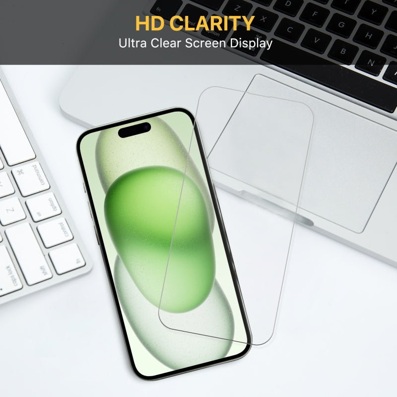 MyBat Pro Tempered Glass Screen Protector (2.5D) for Apple iPhone 15 Plus (6.7)iPhone 15 Plus