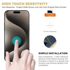 MyBat Pro Tempered Glass Screen Protector (2.5D) for Apple iPhone 15 Pro Max (6.7)iPhone 15 Pro Max