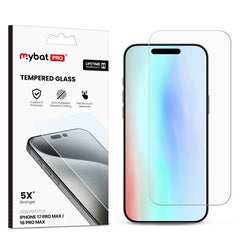 MyBat Pro Tempered Glass Screen Protector (2.5D) for Apple iPhone 17 Pro Max / 16 Pro MaxiPhone 17 Pro Max / 16 Pro Max