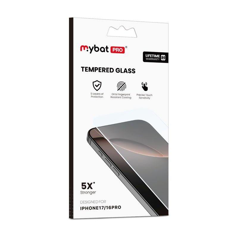 MyBat Pro Tempered Glass Screen Protector for Apple iPhone 17, 16 ProMyBat Pro