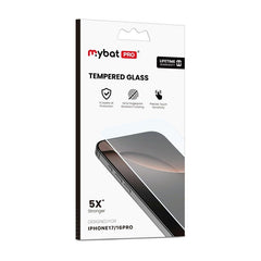 MyBat Pro Tempered Glass Screen Protector for Apple iPhone 17, 16 ProMyBat Pro