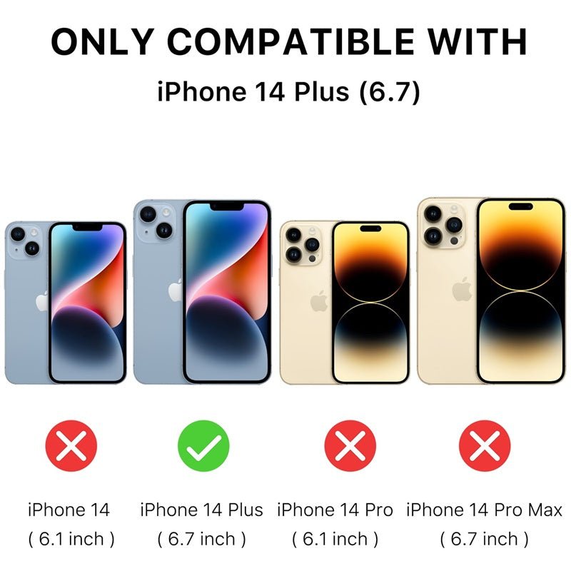 MyBat Pro TUFF Kleer Hybrid Case for Apple iPhone 14 Plus (6.7)iPhone 14 Plus