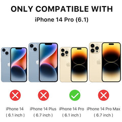 MyBat Pro TUFF Kleer Hybrid Case for Apple iPhone 14 Pro (6.1)iPhone 14 Pro