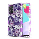 MyBat Pro Tuff Series Case for Samsung Galaxy A52 5G - Purple Hibiscus