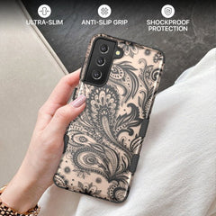 MyBat Pro Tuff Series Case for Samsung Galaxy S21 Plus - Phoenix Flower