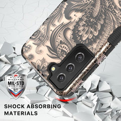 MyBat Pro Tuff Series Case for Samsung Galaxy S21 Plus - Phoenix Flower