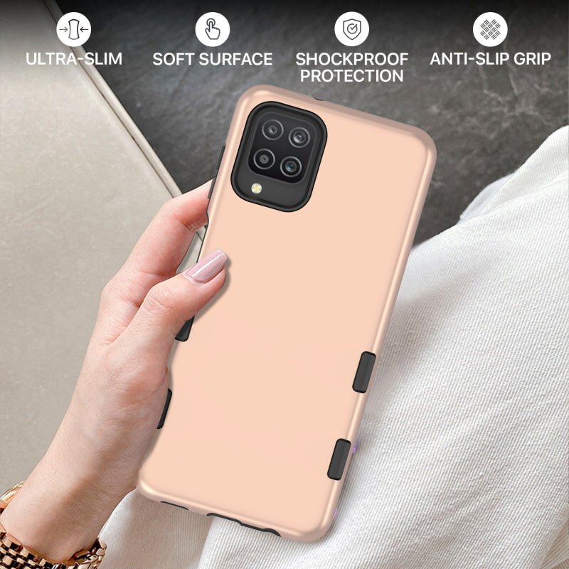 MyBat Pro Tuff Subs Series Case for Samsung Galaxy A12 5G - Rose Gold