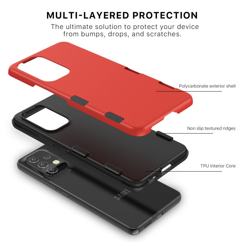 MyBat Pro Tuff Subs Series Case for Samsung Galaxy A53 5G - Black