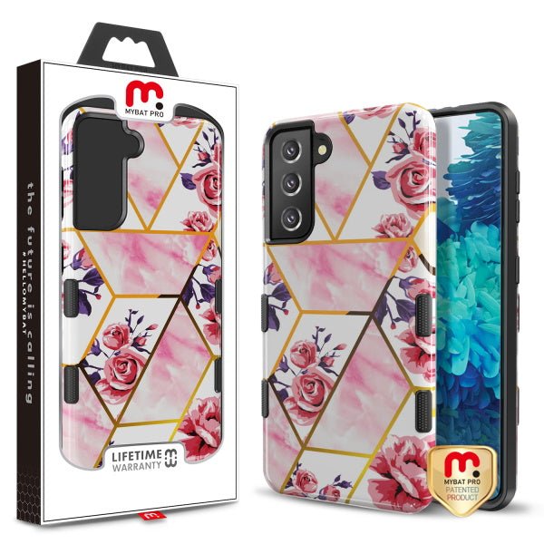 MyBat Pro Tuff Subs Series Case for Samsung Galaxy S21 Plus - Rose Marble