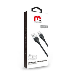 MyBat Pro USB - A to USB - C Braided Cable (L=6 FT)MyBat Pro