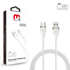 MyBat Pro USB - A to USB - C Braided Cable (L=6 FT)MyBat Pro