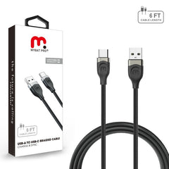MyBat Pro USB - A to USB - C Braided Cable (L=6 FT)MyBat Pro