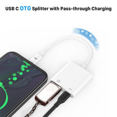 MyBat Pro USB - C OTG Adapter with Power - WhiteMyBat Pro