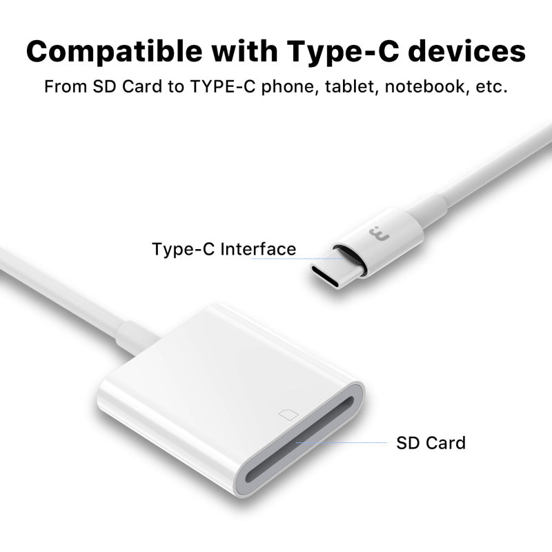 MyBat Pro USB - C to SD Card Reader - WhiteMyBat Pro