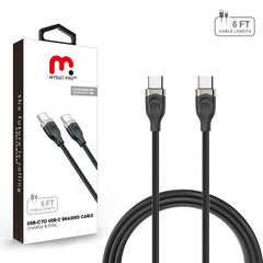 MyBat Pro USB - C to USB - C Braided Cable (L=6 FT)MyBat Pro