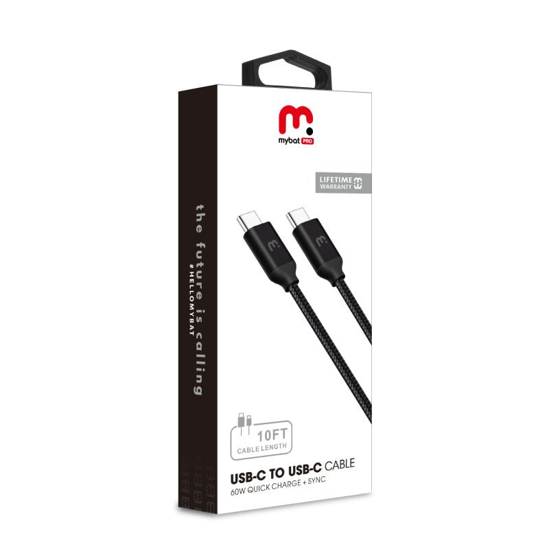 MyBat Pro USB - C toi USB - C Data Cable 10 FTMyBat Pro