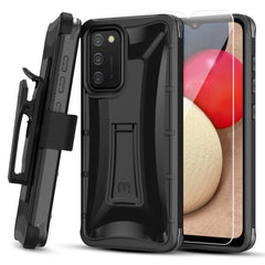 MyBat Pro Warrior Series Case for Samsung Galaxy A02s - Black