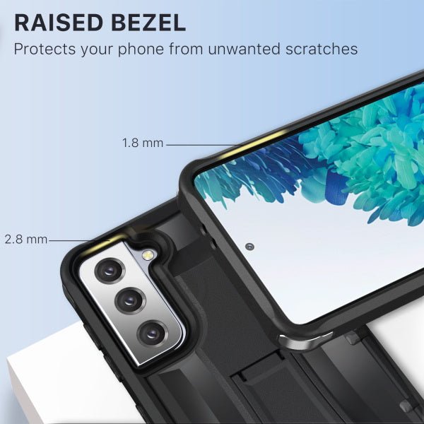 MyBat Pro Warrior Series Case for Samsung Galaxy S21 Plus - Blue