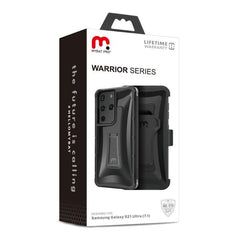 MyBat Pro Warrior Series Case for Samsung Galaxy S21 Ultra - Black