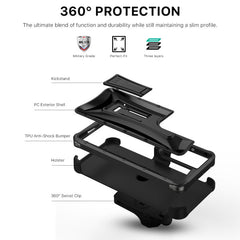 MyBat Pro Warrior Series Case for Samsung Galaxy S21 Ultra - Black