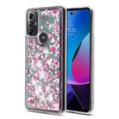 MyBat Quicksand Glitter Hybrid Protector Cover for Motorola Moto G Play (2023)Moto G Play 2023