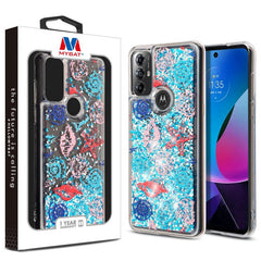 MyBat Quicksand Glitter Hybrid Protector Cover for Motorola Moto G Play (2023)Moto G Play 2023