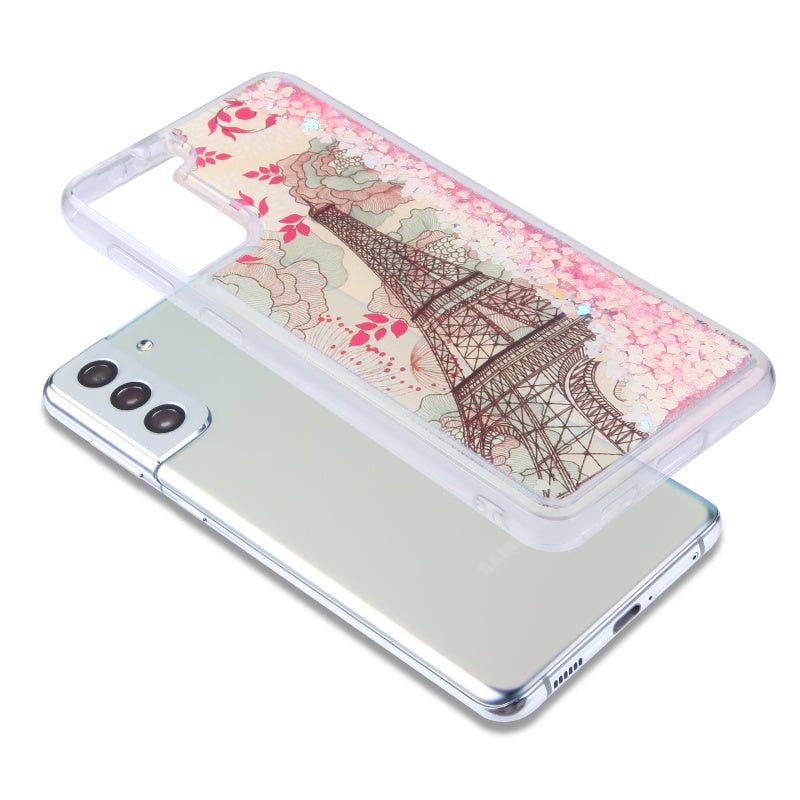 MyBat Quicksand Glitter Hybrid Protector Cover for Samsung Galaxy S21 PlusGalaxy S21+