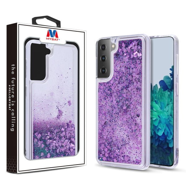 MyBat Quicksand Glitter Hybrid Protector Cover for Samsung Galaxy S21 PlusGalaxy S21+