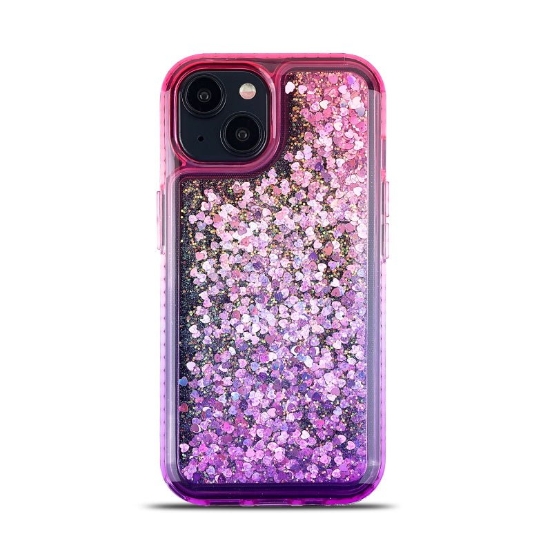 MyBat Quicksand Glitter with Diamonds Protector Cover for Apple iPhone 15 Plus (6.7)iPhone 15 Plus