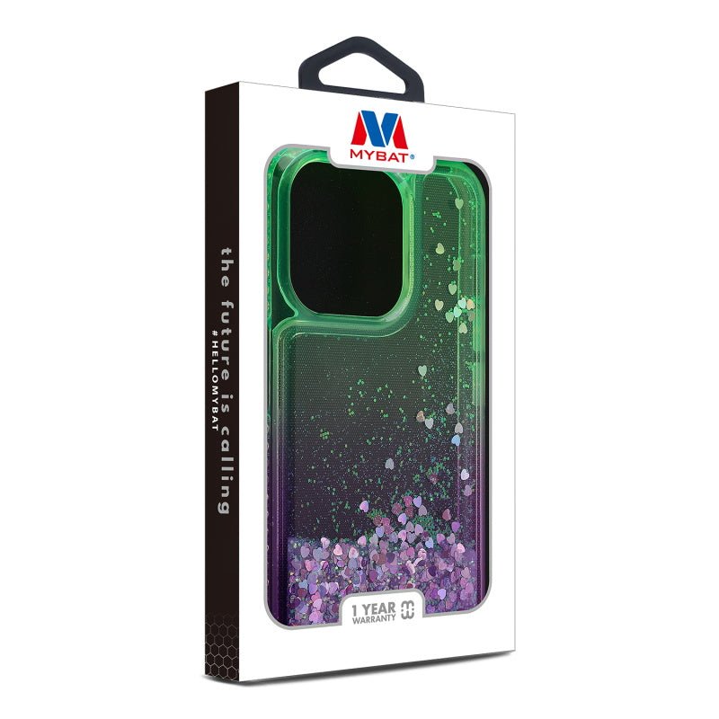 MyBat Quicksand Glitter with Diamonds Protector Cover for Apple iPhone 15 Pro (6.1)iPhone 15 Pro