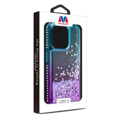 MyBat Quicksand Glitter with Diamonds Protector Cover for Apple iPhone 15 Pro (6.1)iPhone 15 Pro