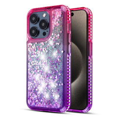 MyBat Quicksand Glitter with Diamonds Protector Cover for Apple iPhone 15 Pro Max (6.7)iPhone 15 Pro Max