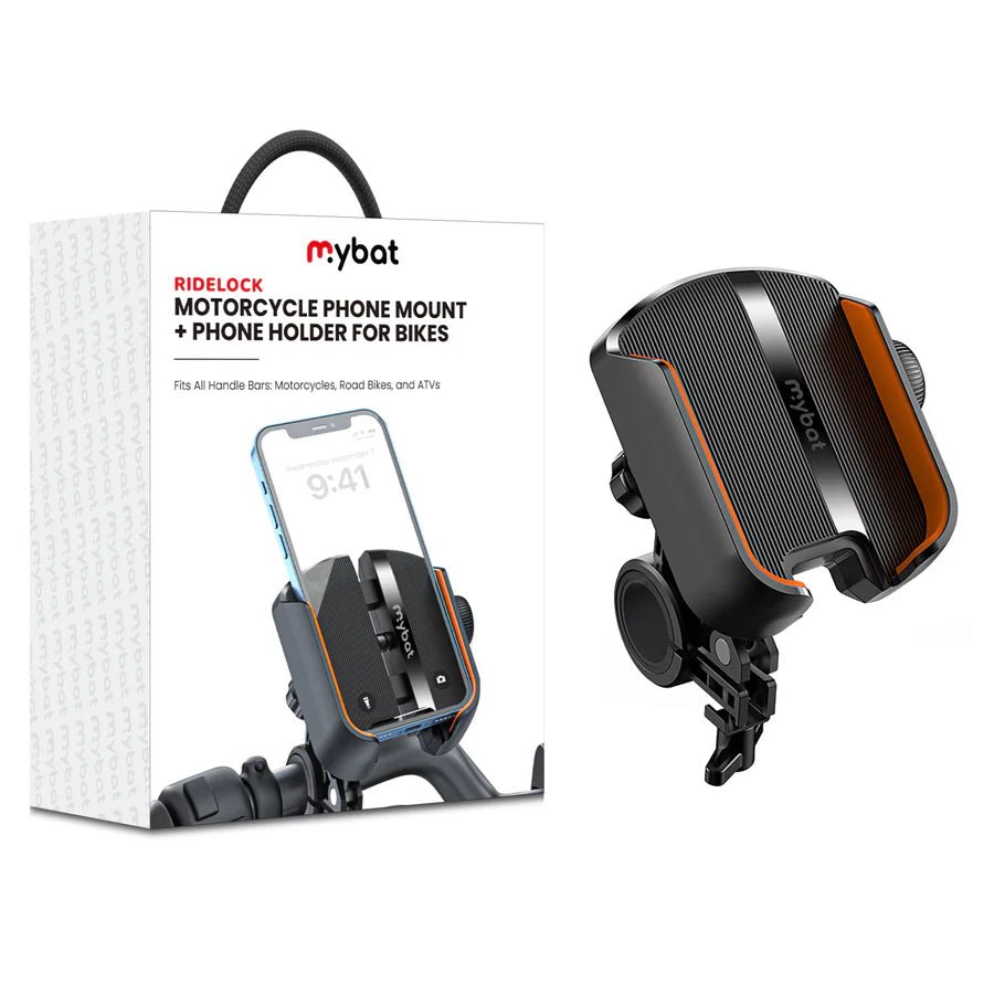 MyBat RideLock Motorcycle Phone Mount and Phone Holder for BikesMyBat Pro