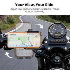 MyBat RideLock Motorcycle Phone Mount and Phone Holder for BikesMyBat Pro