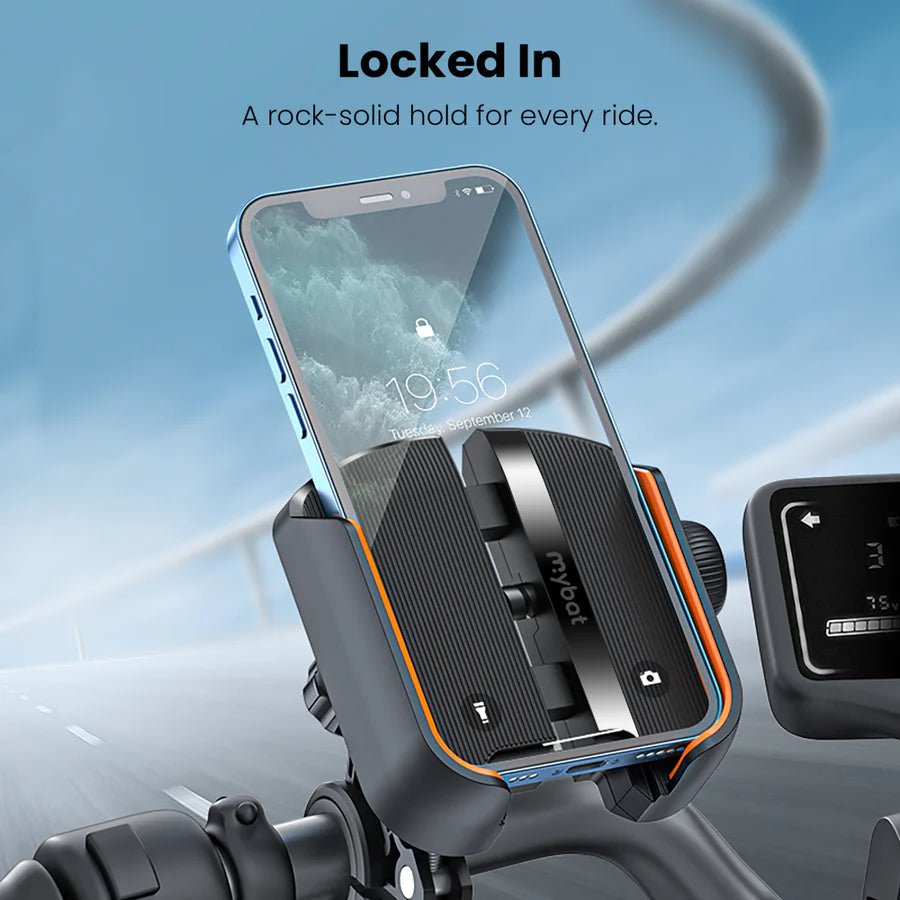MyBat RideLock Motorcycle Phone Mount and Phone Holder for BikesMyBat Pro