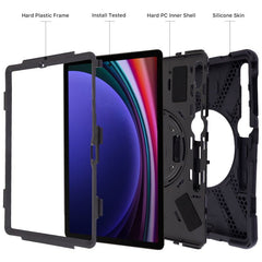 MyBat Rotatable Stand Protector Case (with Wristband) for Samsung Galaxy Tab S9+ / Galaxy Tab S10+Galaxy Tab S9+