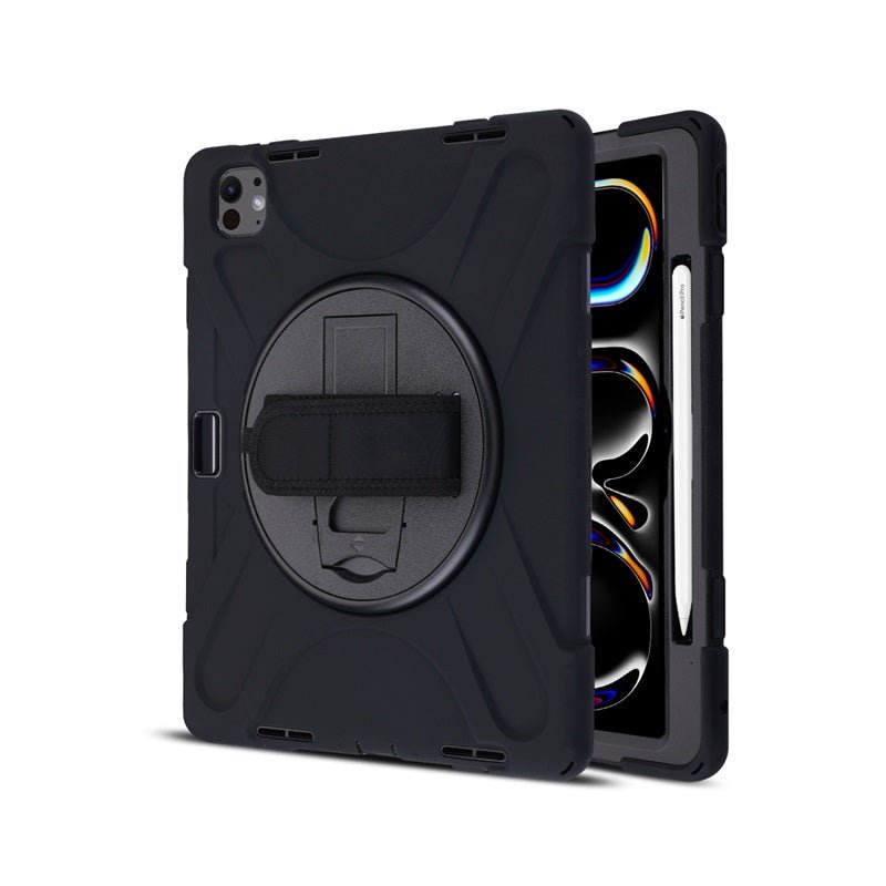 MyBat Rotatable Stand Protector Cover (with Wristband) for Apple iPad Pro 13 (2024)iPad Pro 13 2024